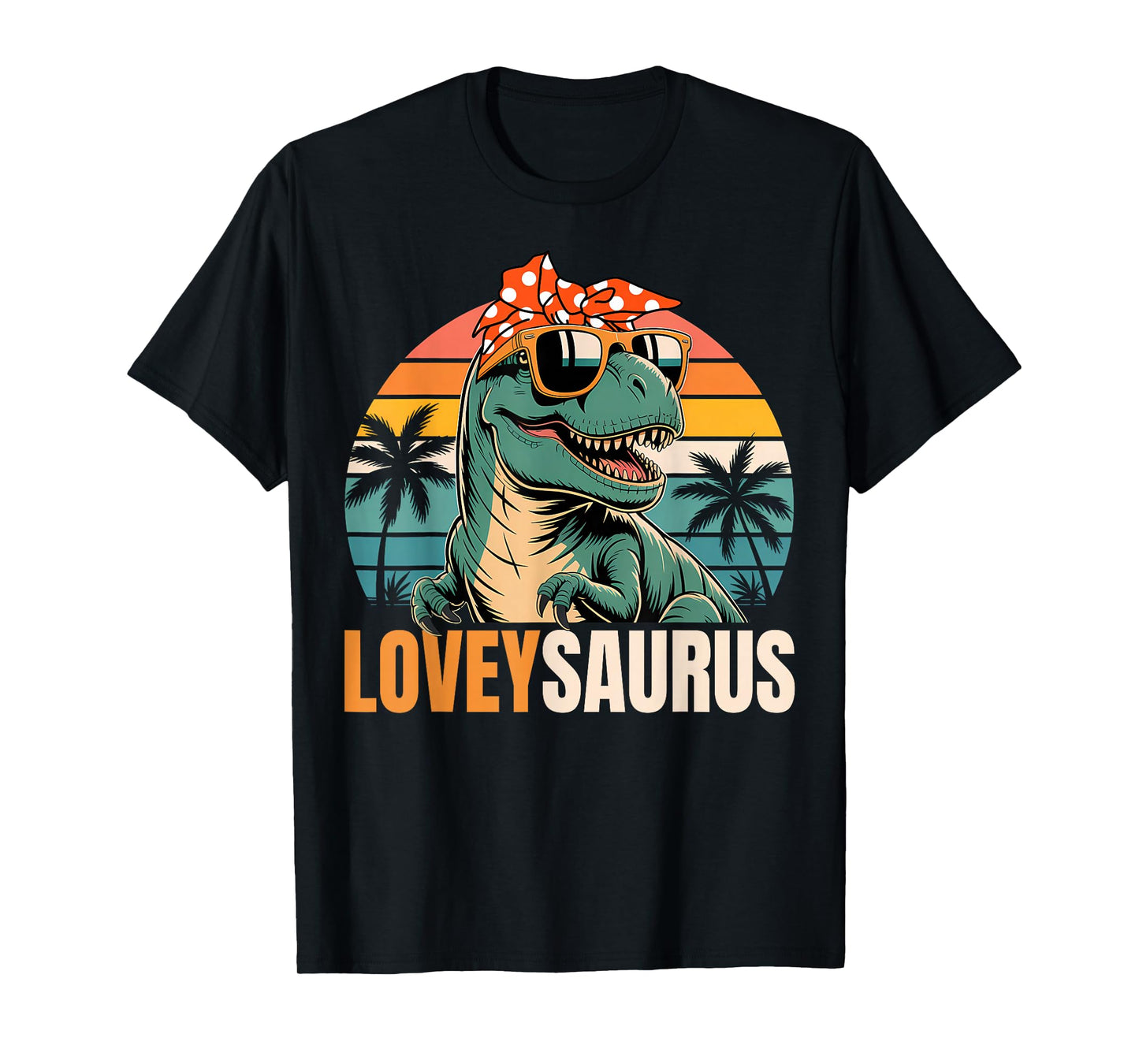Lovey Saurus LoveySaurus T Rex Dinosaur Family Matching T-Shirt