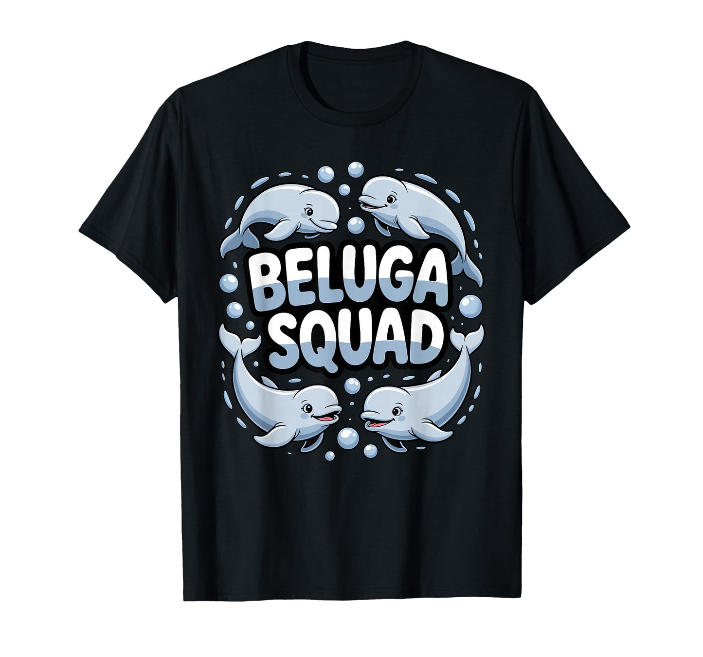 Best Beluga Whale Art for Men Women Kids Beluga Whale Lover T-Shirt