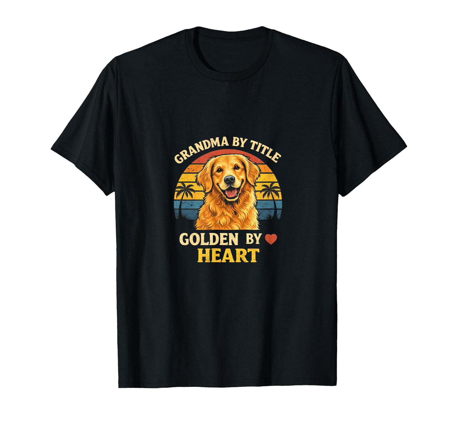 Dog Lover Golden Retriever Grandma T-Shirt