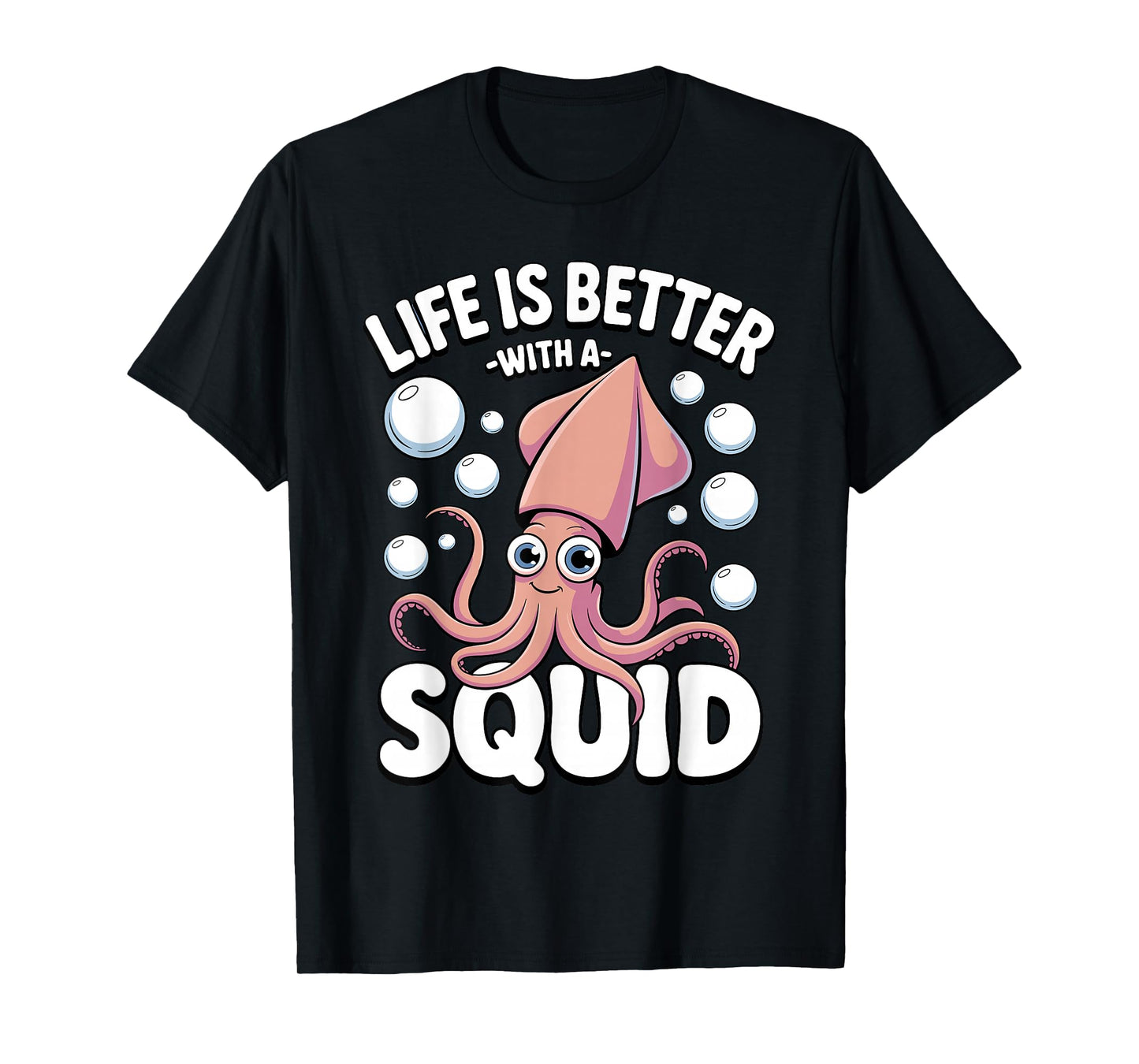 Squid Costume for Men Women Kids Adults Octopus Squid Lovers T-Shirt