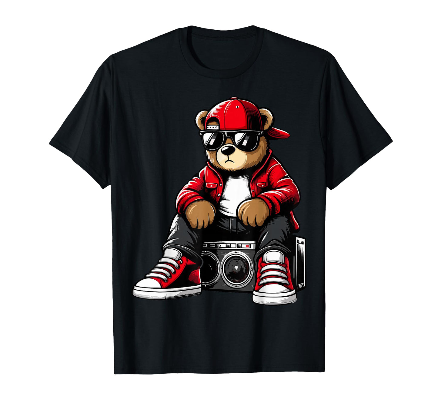 Hip Hop Teddy Bear Rap Music T-Shirt