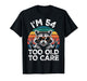 54 Birthday 54 Years Old 54th Men Women Funny Raccoon T-Shirt