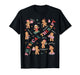 Retro Physical Therapy Gingerbread Christmas PT Funny Xmas T-Shirt