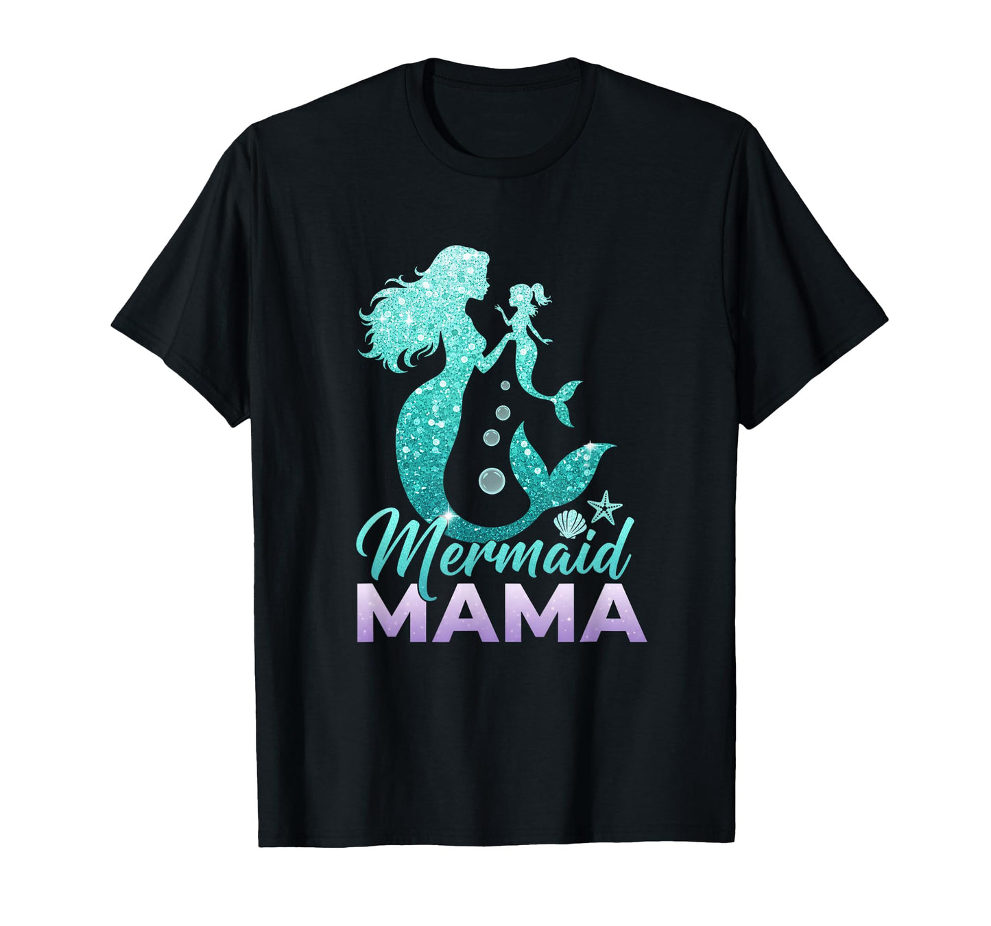 Mermaid Mermaid Mama Mermaid Mommy Birthday T-Shirt