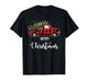Vintage Wagon Red Truck Christmas Tree Pajama Family Xmas T-Shirt