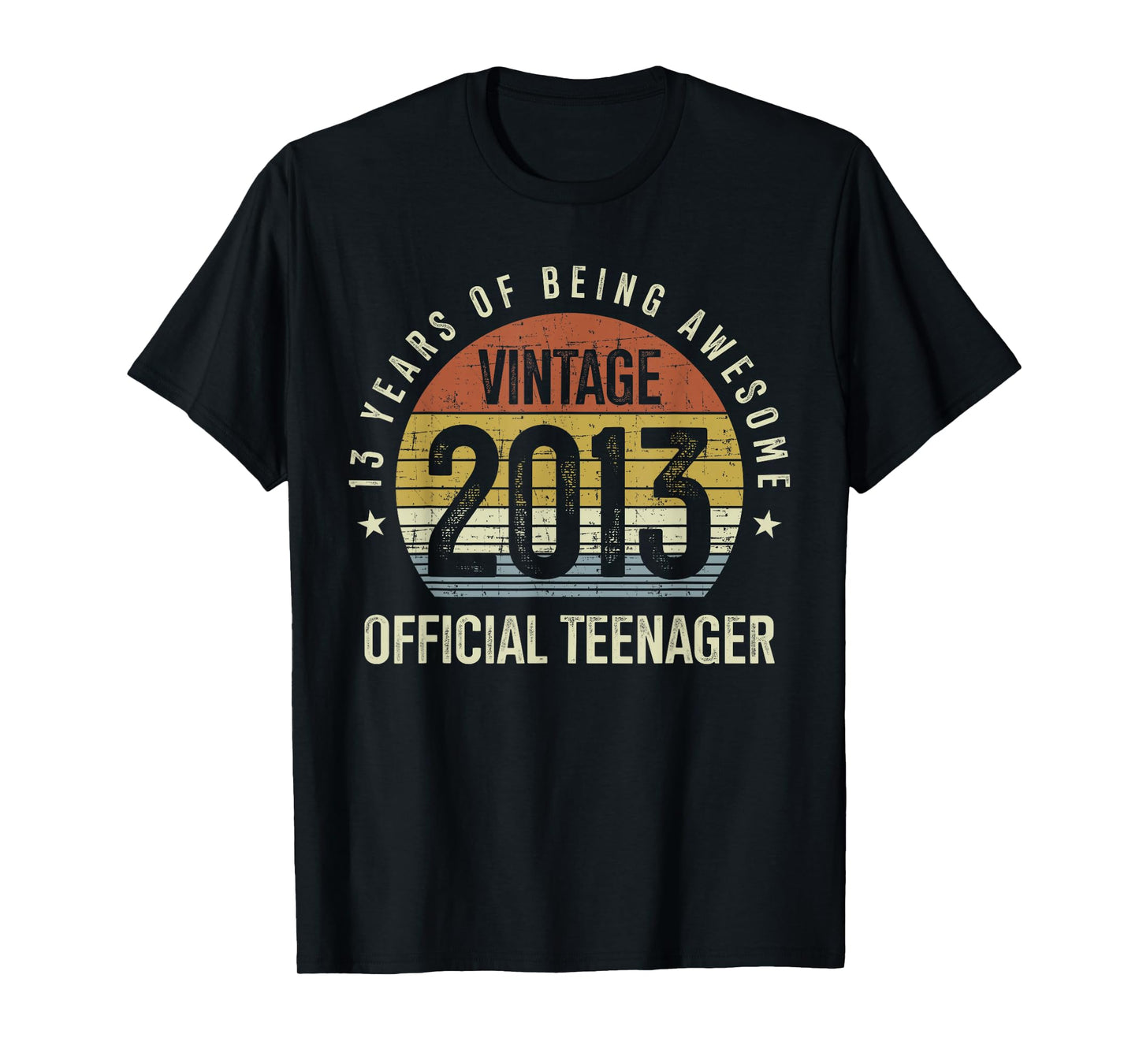 Official Teenager 13th Birthday 13 Years Old Vintage 2013 T-Shirt