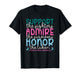 Cute Womens Teal Pink Blue Quote Thyroid Cancer Awareness T-Shirt