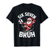 Funny Bruh Soccer Santa 67 Meme Christmas Xmas Pajamas Boys T-Shirt