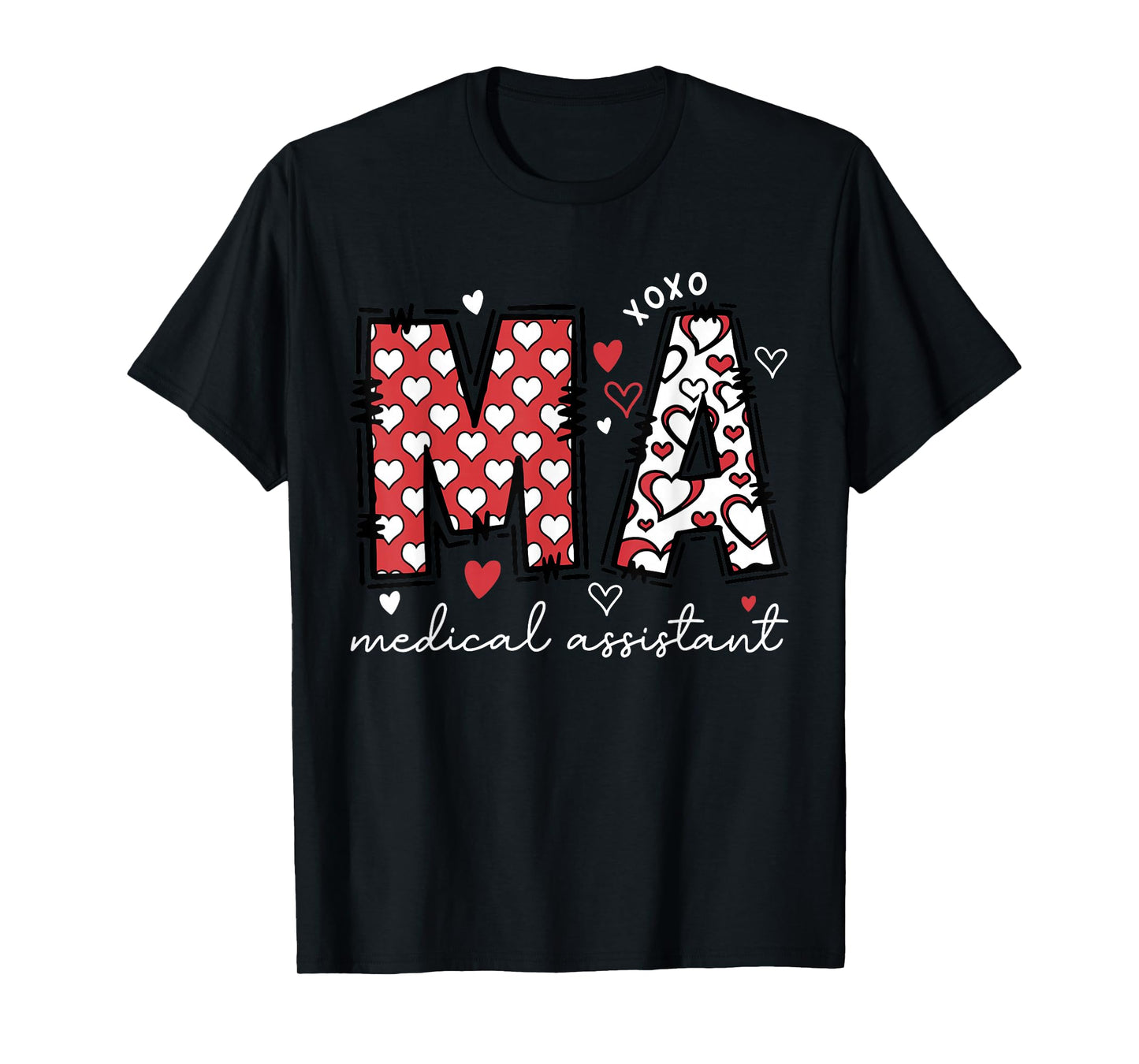 Medical Assistant Valentines CMA Nursing Healthcare Worker T-Shirt