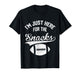 I'm Just Here for The Snacks Cute Football Women Kids T-Shirt