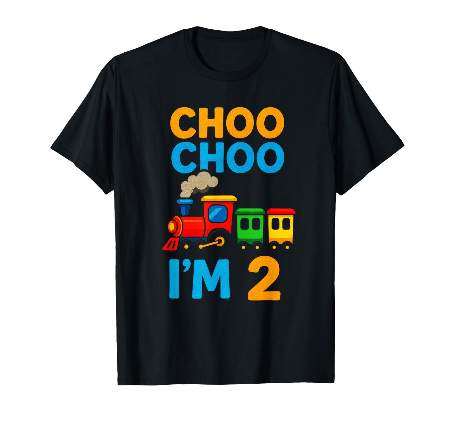 Choo Choo I'm 2 - Train Birthday T-Shirt