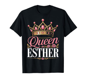 Queen Esther Purim Costume Royal Crown Jewish Holiday T-Shirt