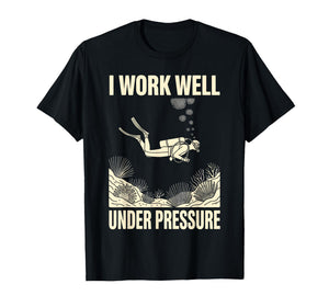 Funny Scuba Diving Art for Men Women Snorkeling Scuba Diver T-Shirt
