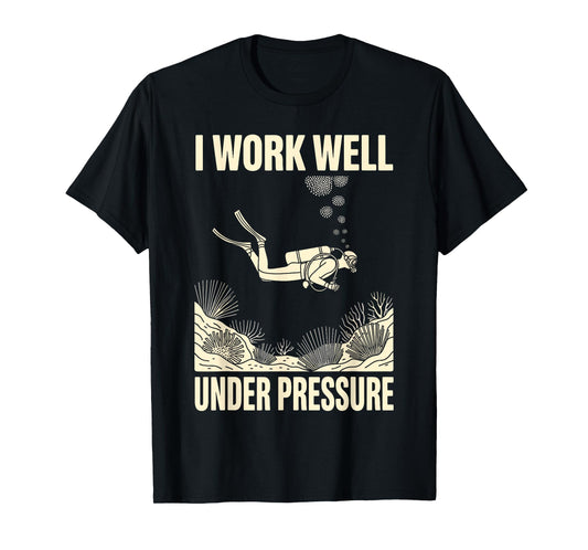 Funny Scuba Diving Art for Men Women Snorkeling Scuba Diver T-Shirt