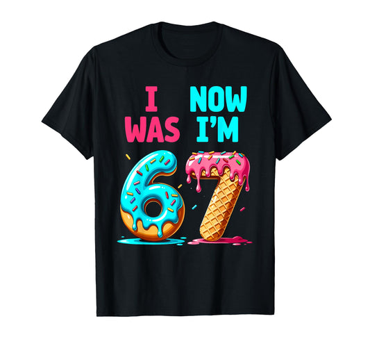 7 Year Old Birthday I was Six Now I'm Seven Boys Girls T-Shirt