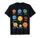 Sun Planet Names Solar System Space Galaxy Men Women Kids T-Shirt