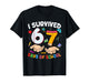 I Survived 67 Days of School Funny 6 7 Meme Teacher Student T-Shirt