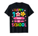 Happy 100 Days of School Floral 100th Days Teacher Girl T-Shirt