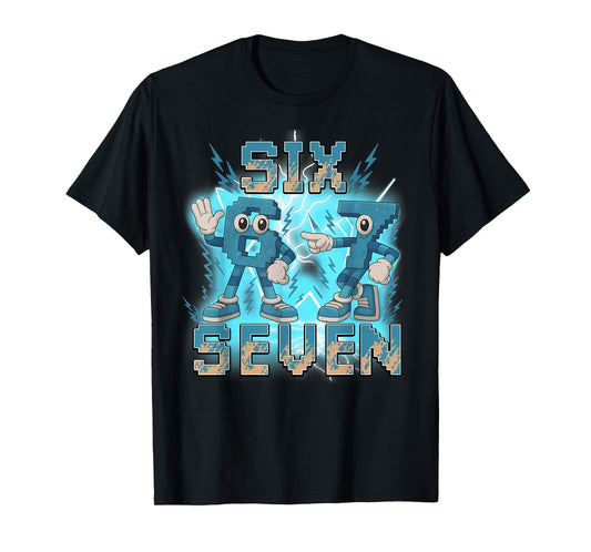 Meme 67 Six Seven 6 7 Italian Brainrot Men Women Kids T-Shirt