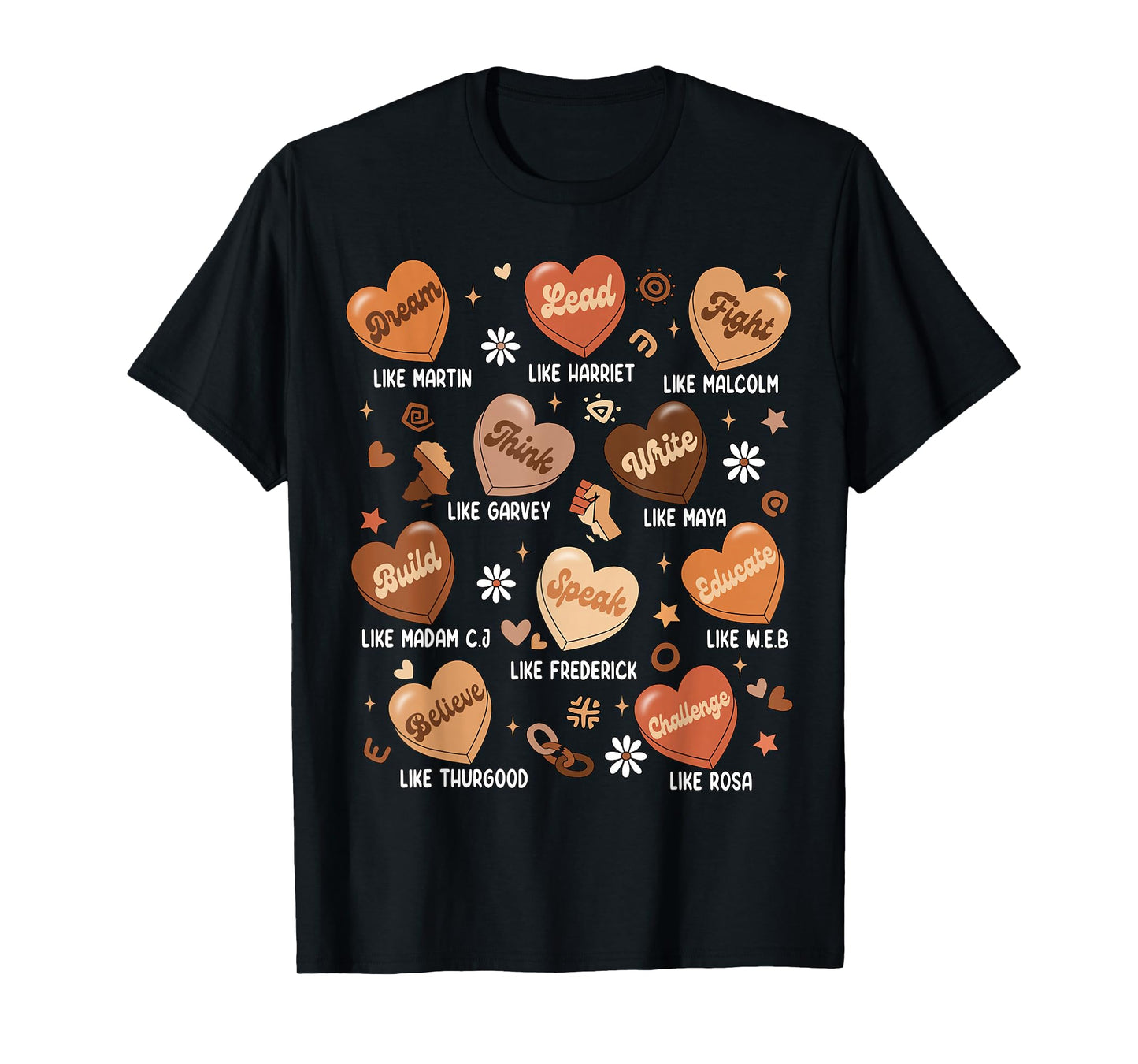 Black History Month Black Leaders African American Teachers T-Shirt