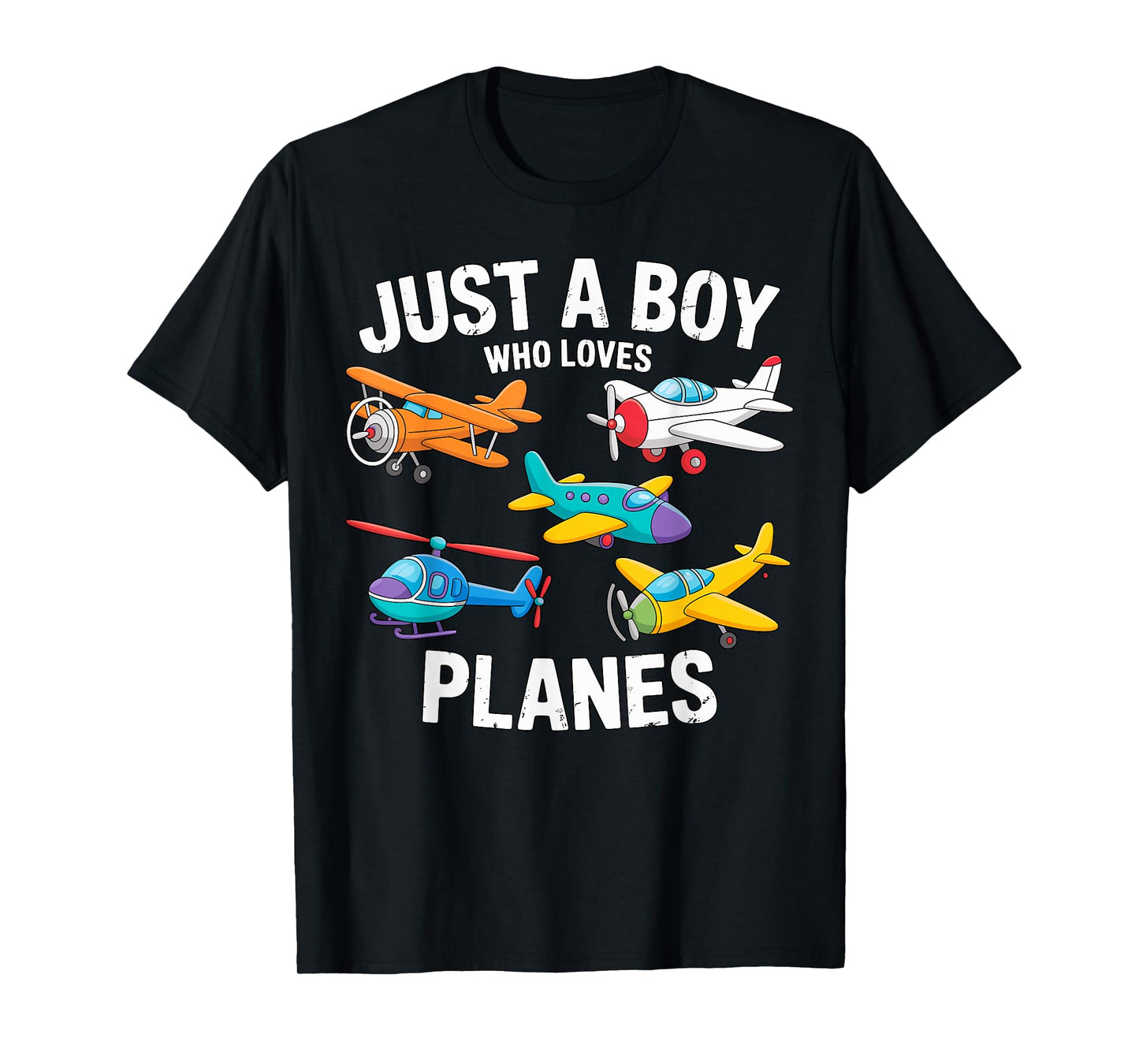 Just a Boy Who Loves Planes T-Shirt