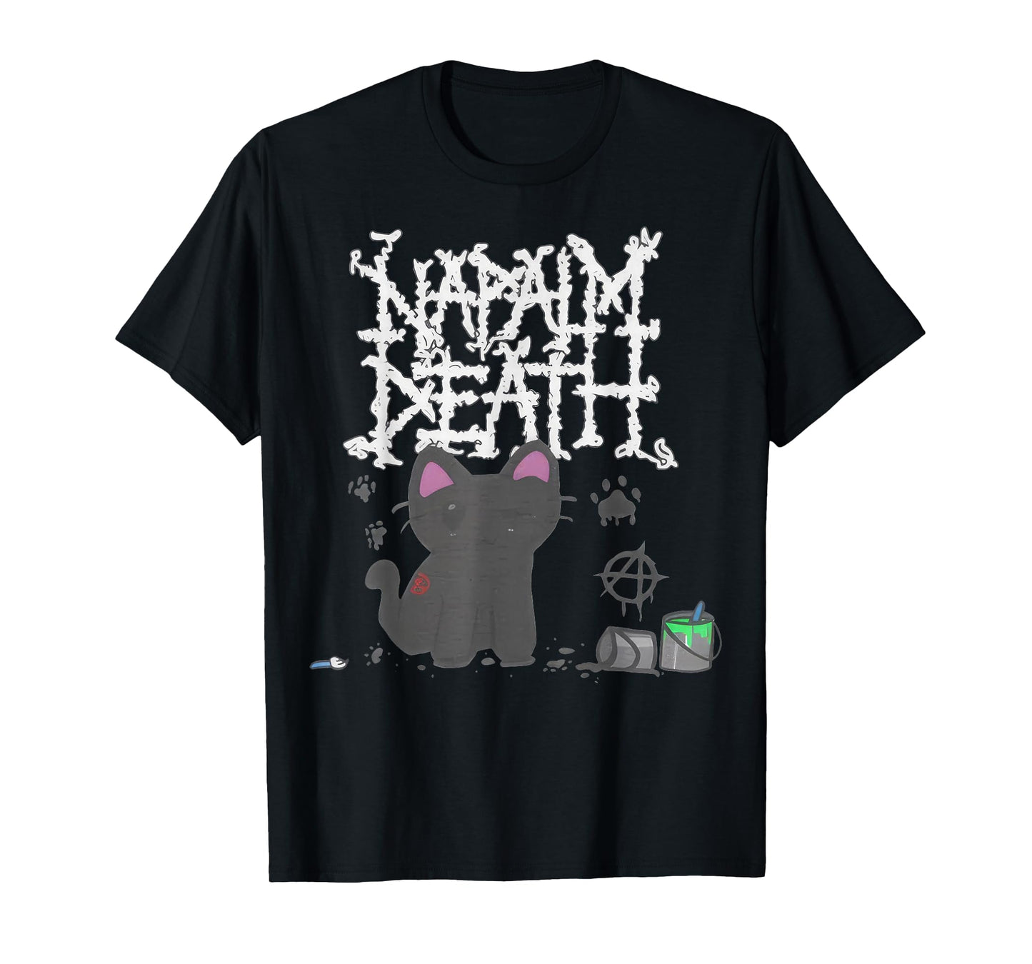 Napalm Death There is No Authoritys but Cats T-Shirt