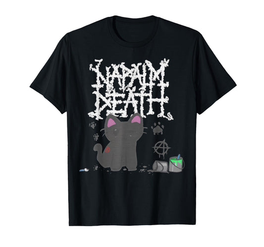 Napalm Death There is No Authoritys but Cats T-Shirt