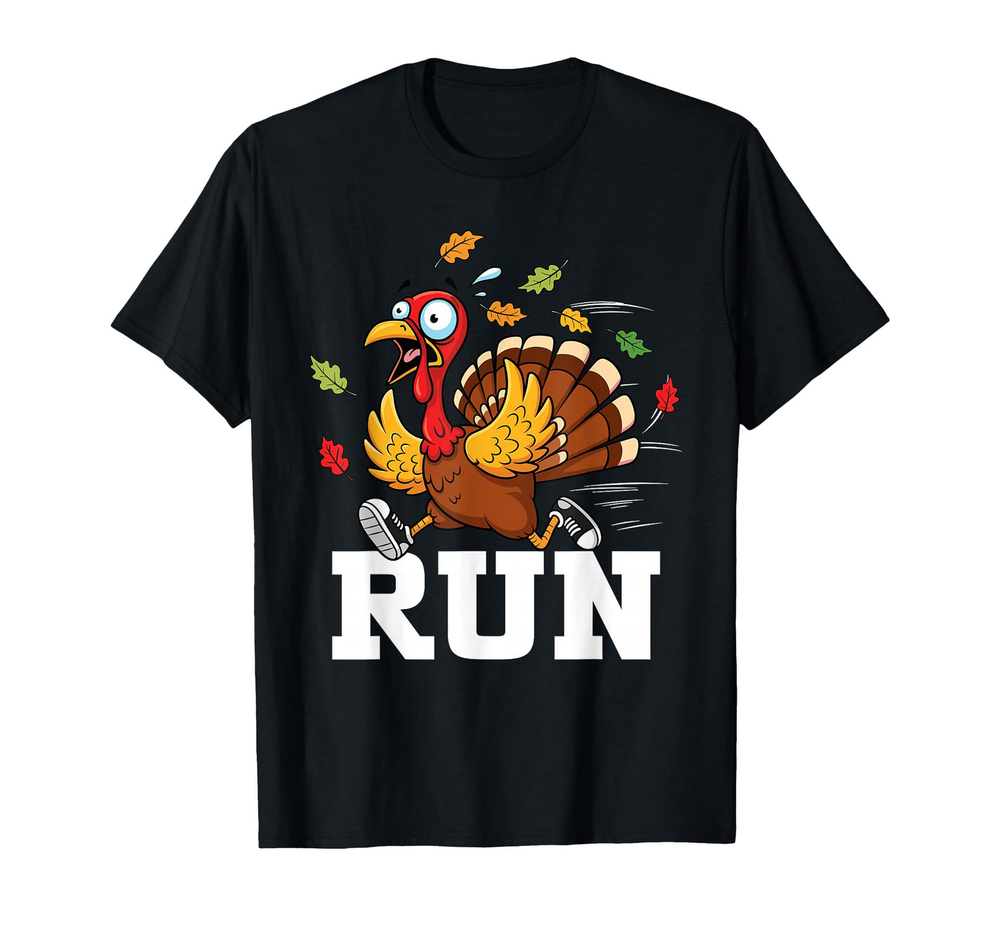 Turkey Run Costume Funny Thanksgiving Running Turkey Trot T-Shirt