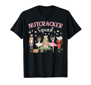 Christmas Nutcracker Squad Ballet Dance Women Kids Girls T-Shirt