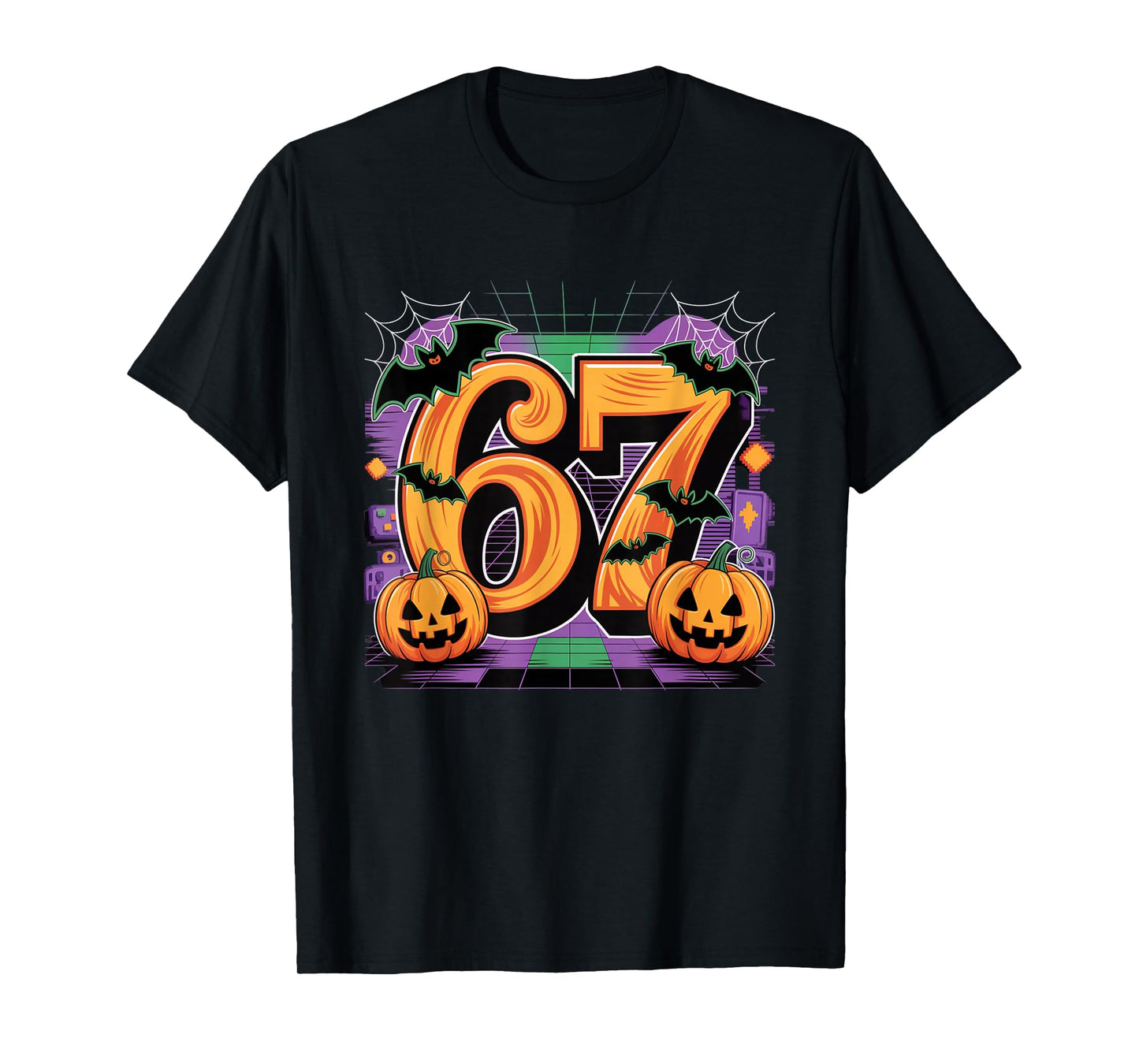 Number 6 Funny Meme Saying 6 7 Six Seven Halloween Costume T-Shirt