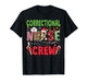 Correctional Nurse Christmas Crew Funny Xmas Nurse Pajama T-Shirt