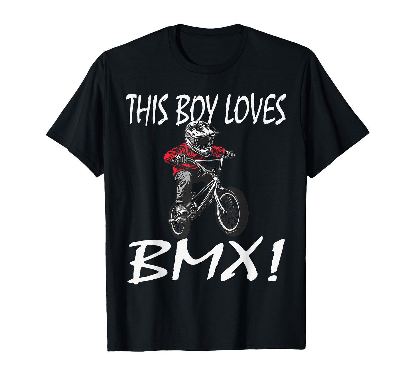 This boy Loves BMX, Kids BMX T-Shirt