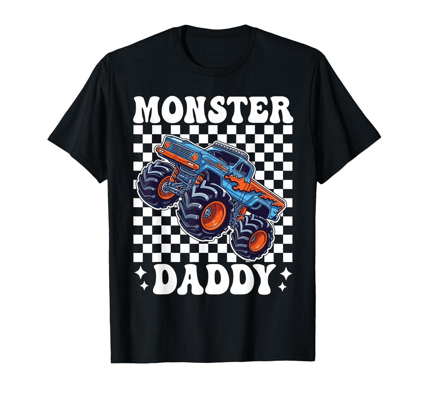 Monster Truck Daddy Family Matching Monster Trucks Birthday T-Shirt