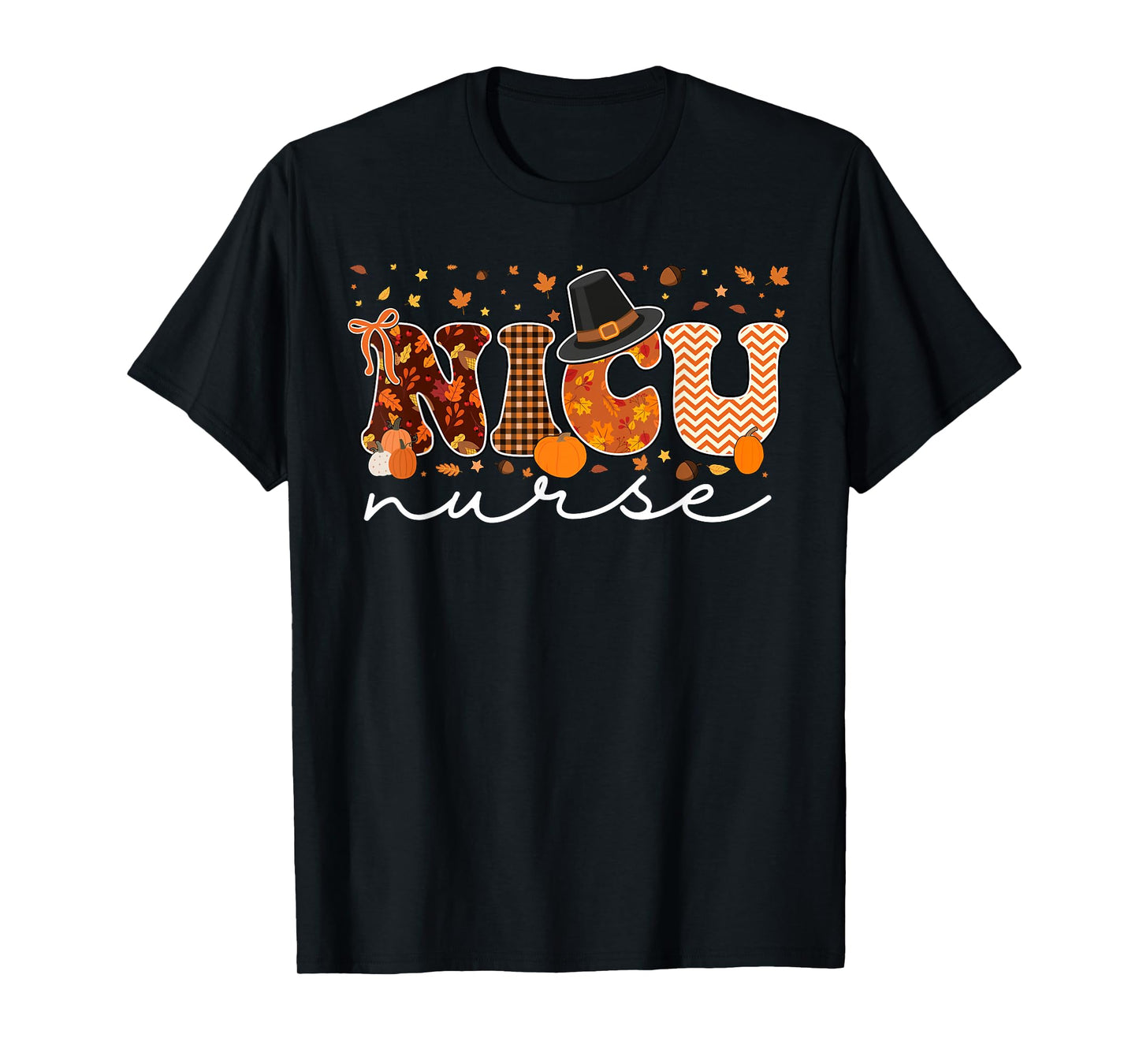 Neonatal Intensive Care Unit Coquette Fall NICU Thanksgiving T-Shirt