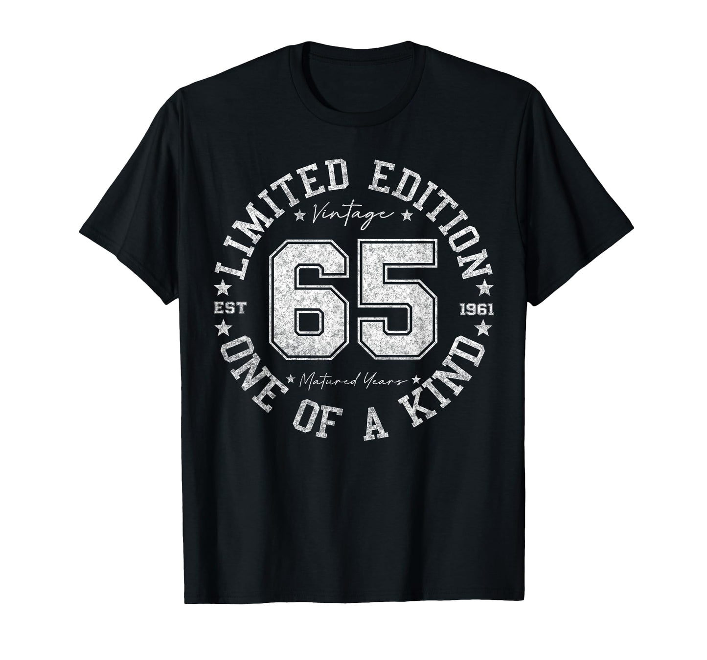 65 Year Old Gifts Vintage 1961 Limited Edition 65th Birthday T-Shirt