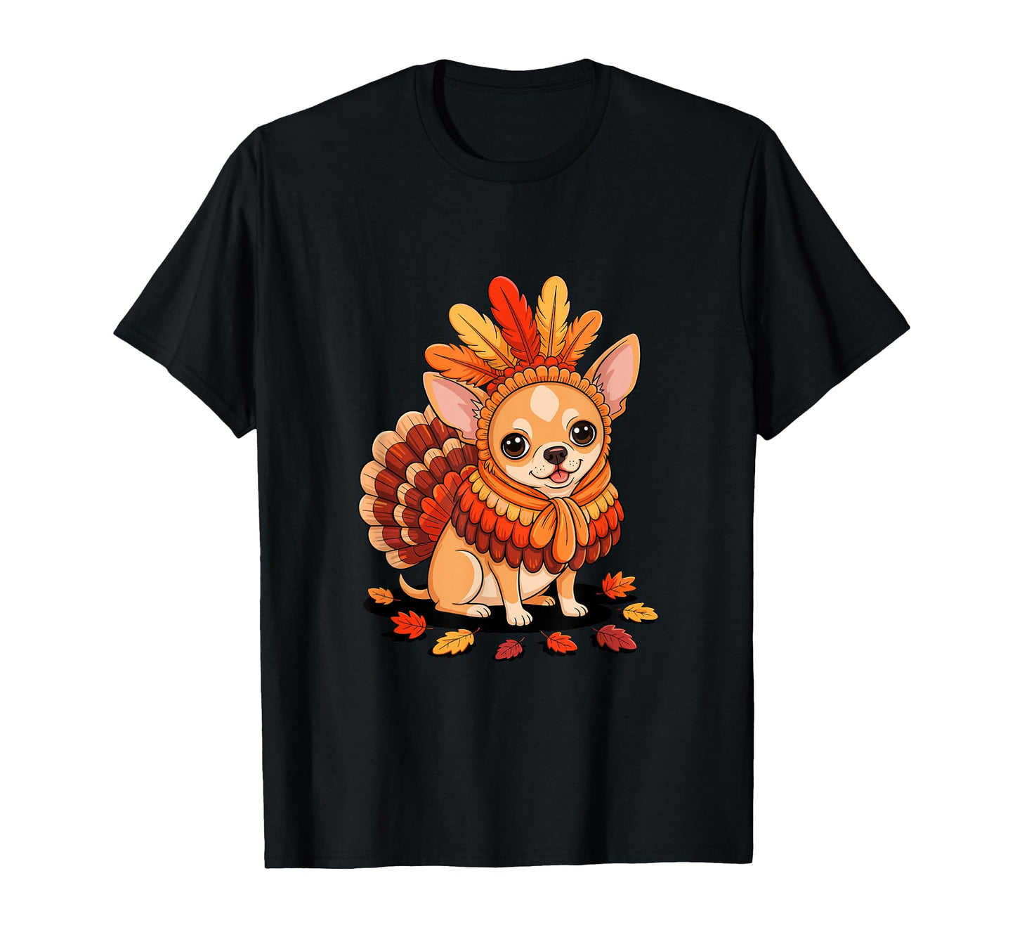 Thanksgiving Turkey Chihuahua Chihuahuas T-Shirt