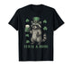 Feral Raccoon & Shamrock St Patrick's Day, Funny Shenanigans T-Shirt