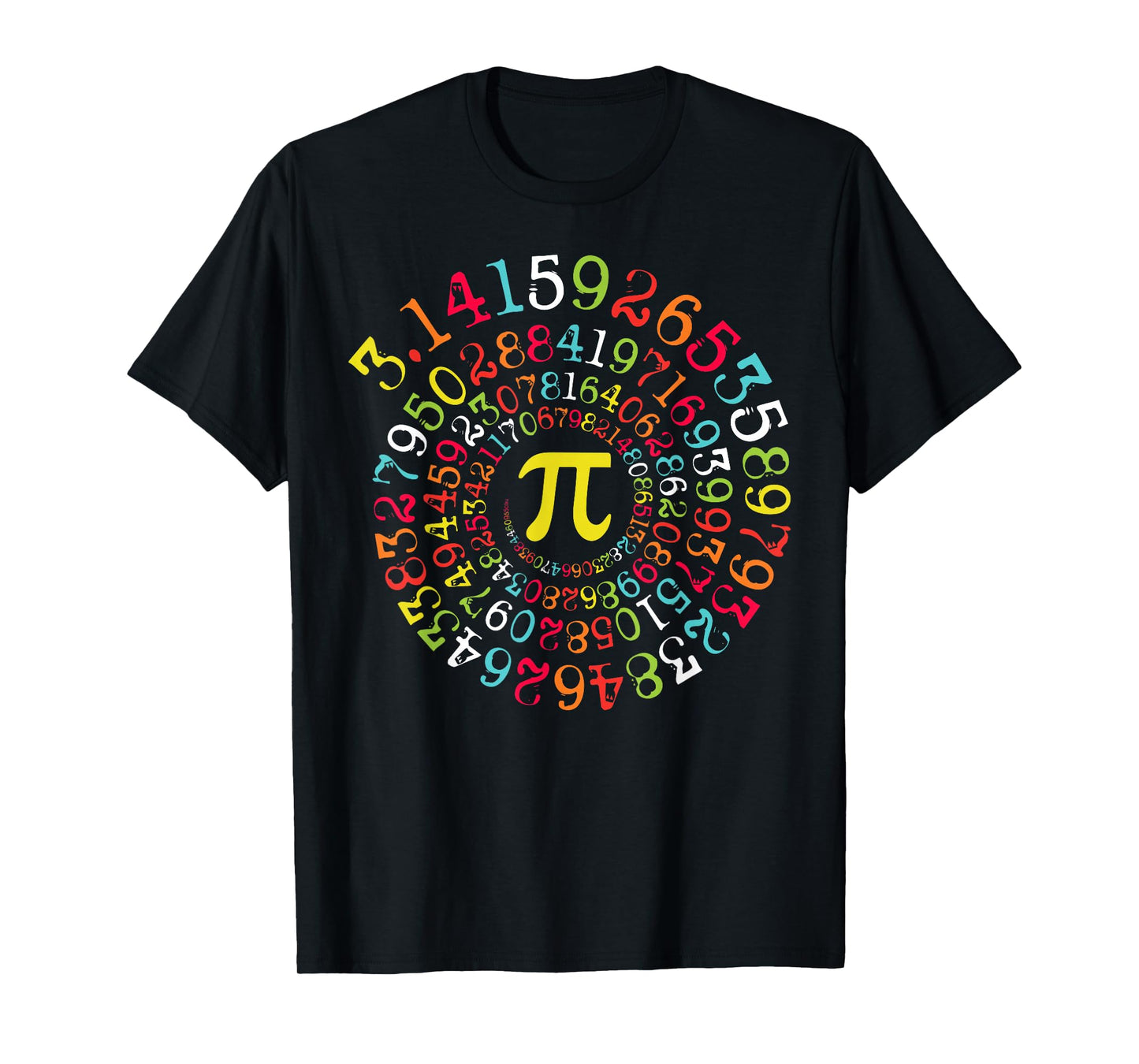 Funny Pi Day Spiral Pi Math Numbers Teachers Students T-Shirt