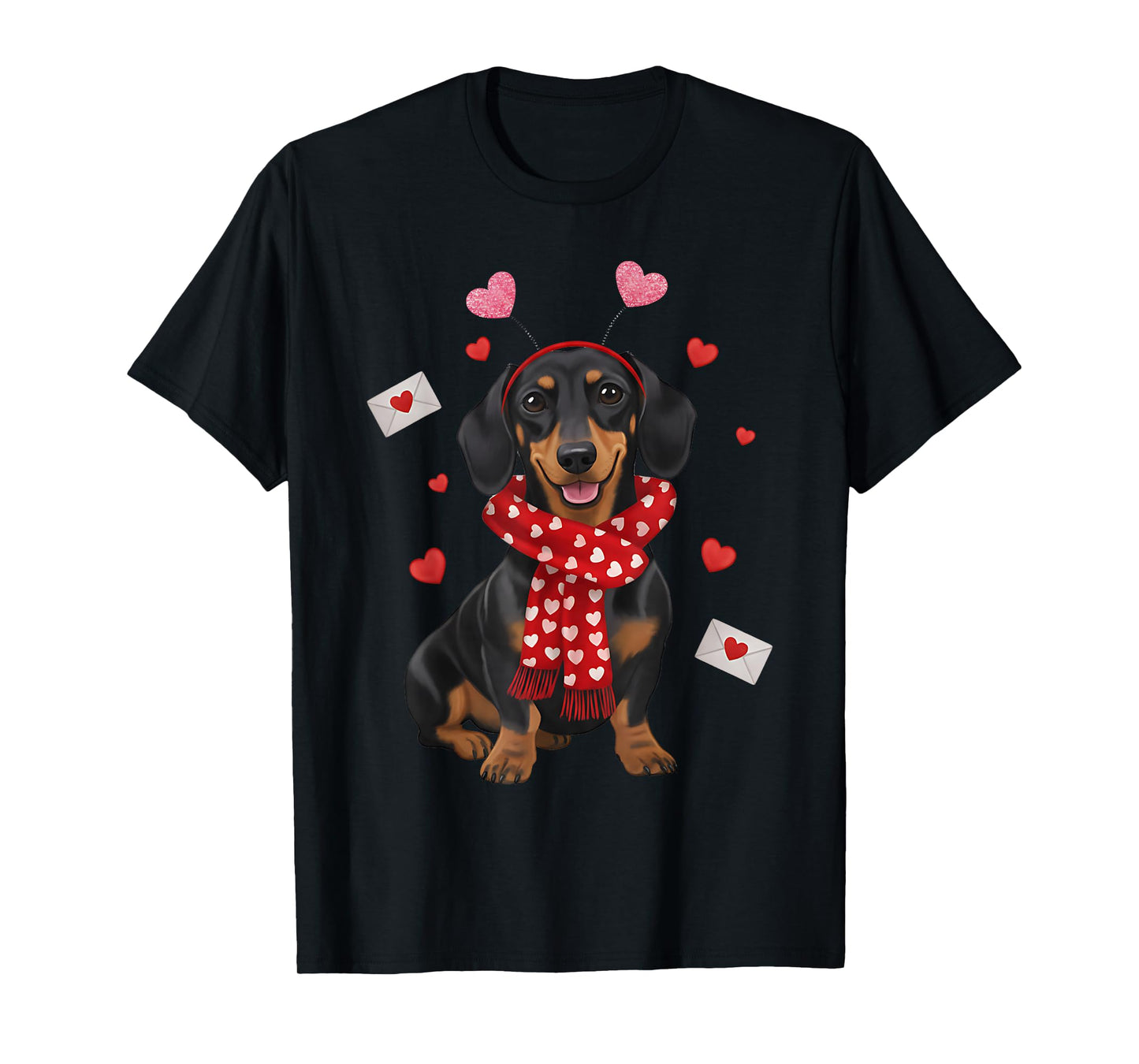 Cute Dachshund Valentine’s Day Dog Mom - Dachshund Dog Lover T-Shirt