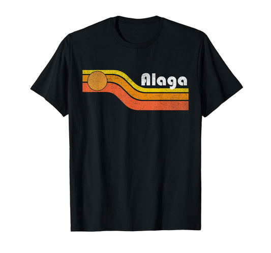 Alaga - Vintage Men Women 70s 80s Graphic Cool Retro T-Shirt