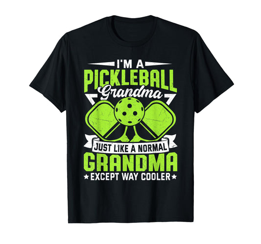 Funny Pickleball Grandma Women Girls Pickle Ball Player T-Shirt