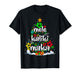 Mele Kalikimaka Tropical Christmas Hawaiian Santa Xmas Tree T-Shirt