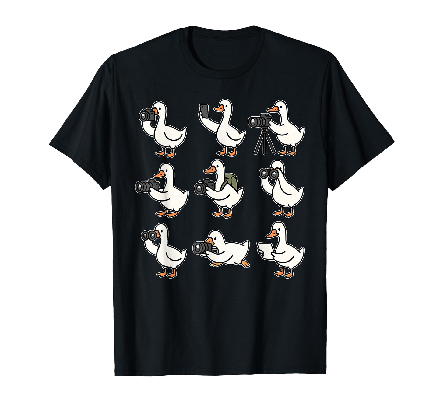Funny Goose Photographer Photography Camera Photo Lover T-Shirt