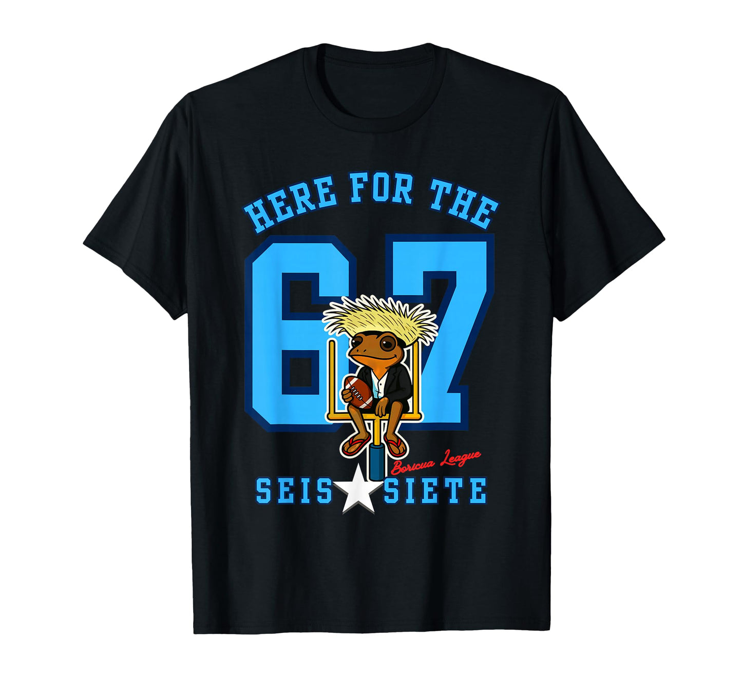 Coqui Puerto Rico Game Day Football Here for The SEIS Siete T-Shirt