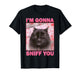 I'm Gonna Sniff You Funny Brainrot Cats Meme for Woman Man T-Shirt