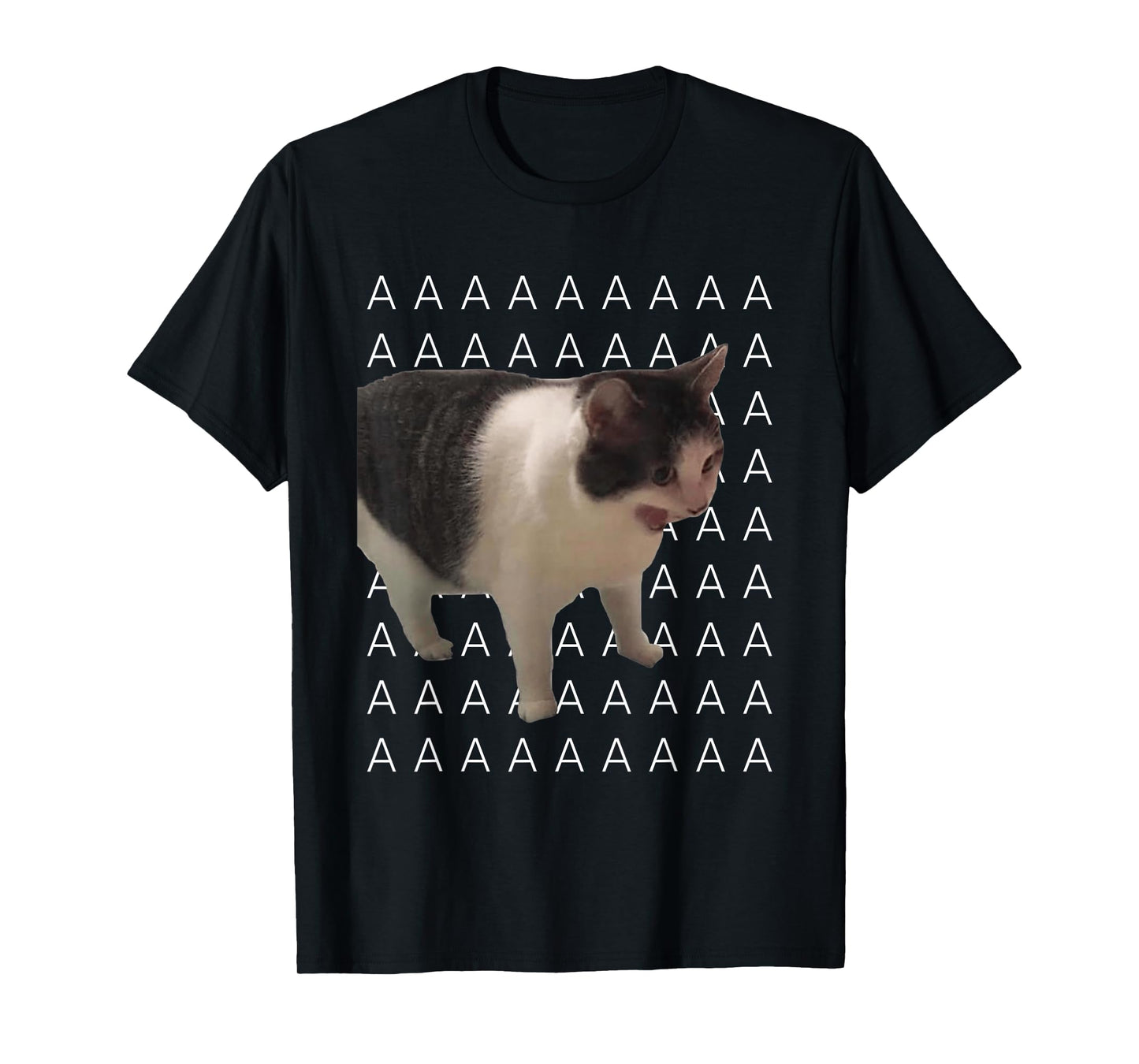 Fanny Cat Meme Scream AAA Men Women Kids T-Shirt