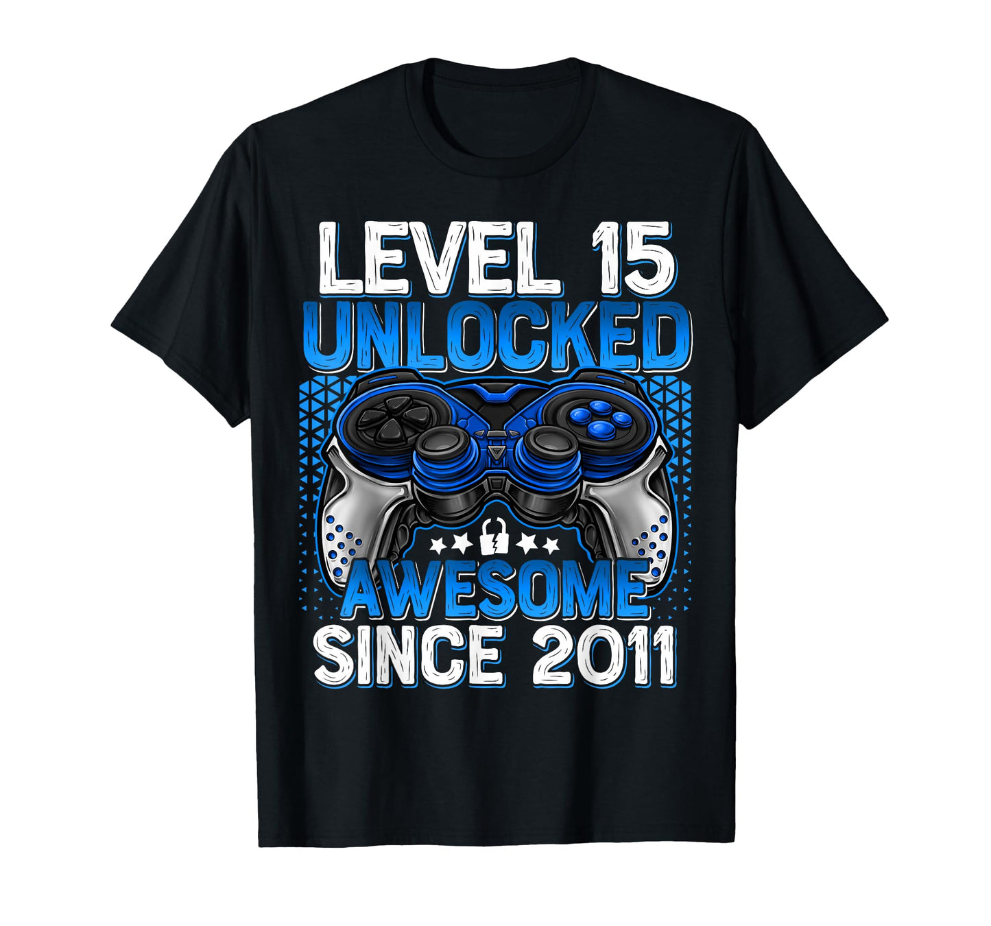 Level 15 Unlocked 15 Year Old Gifts Boys 15th Birthday Boy T-Shirt