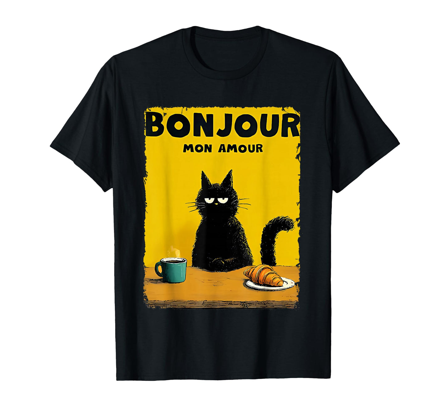 Bonjour mon Amour cat T-Shirt