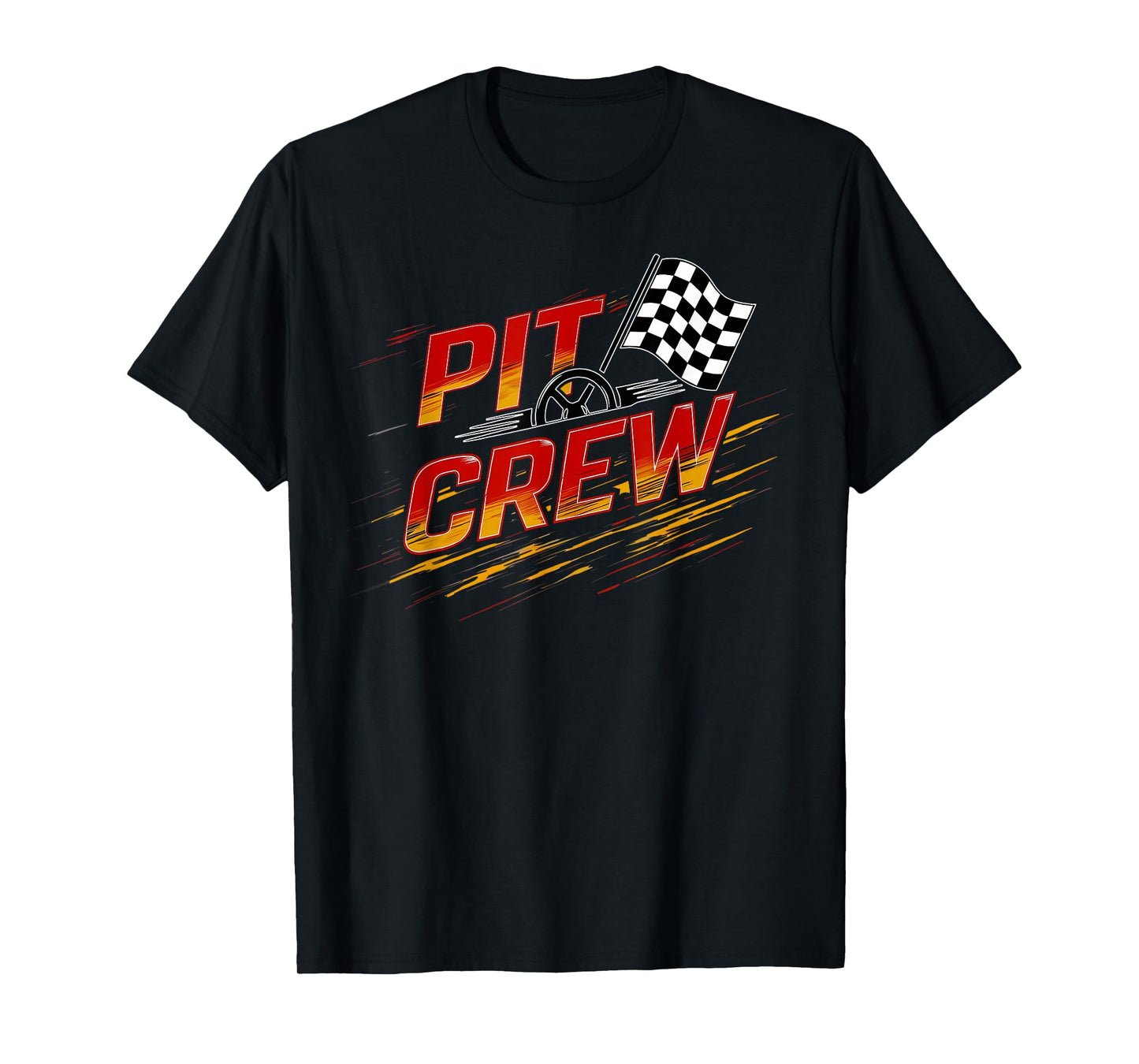 Pit Crew Race Car Birthday Party Matching Family Racing T-Shirt