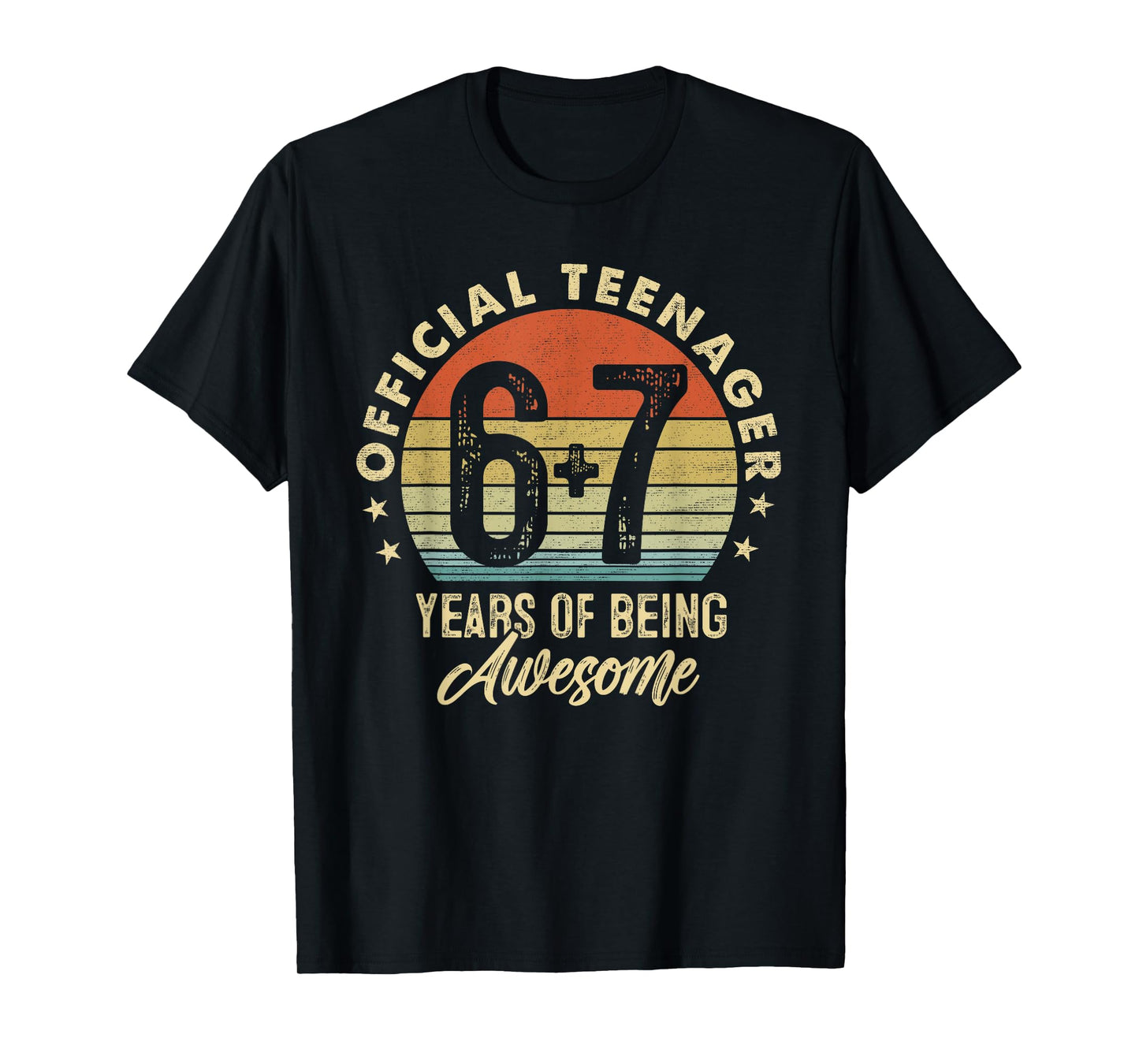 Six Seven Meme 6 + 7 13 Year Old Birthday Shirt 67 Gen Alpha T-Shirt